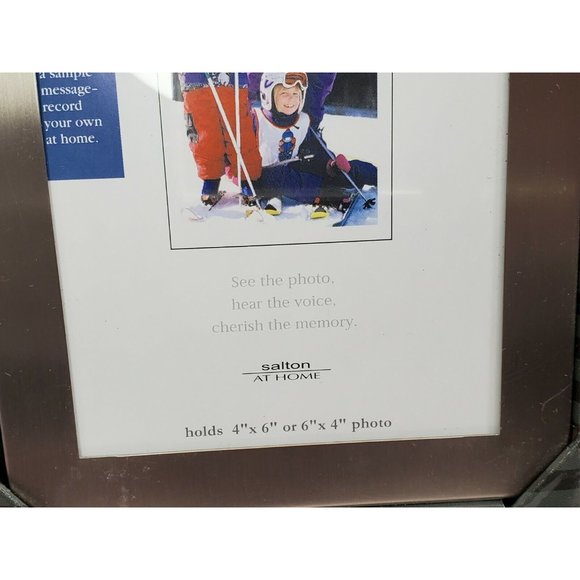 Salton At Home Recordable Memories 4"x6" Picture Frame 10 Second Message - Picture 5 of 11